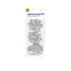 Paperdreams cadeauversieringset - zilver 2 strikken met 20 meter krullint