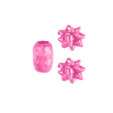 Paperdreams cadeauversieringset - baby roze 2 strikken met 20 meter krullint - afbeelding 2