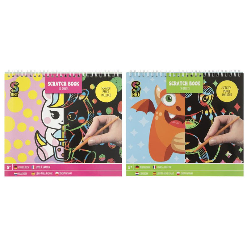 Krasboek monstertje, 10 vellen