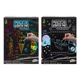 Grafix magisch krasboek a4 20 vel + pen - afbeelding 1