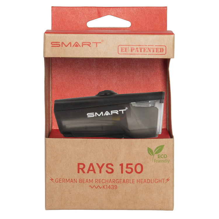 Smart rays 150 rechargeable battery front light