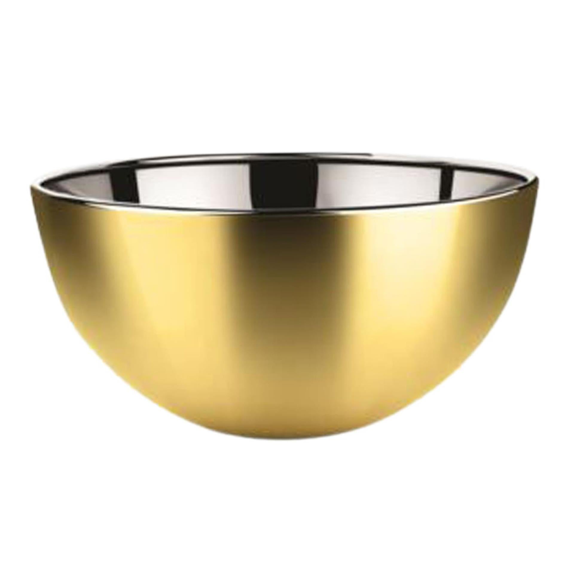 Imperial kitchen schaal rvs ø13cm goudkleurig