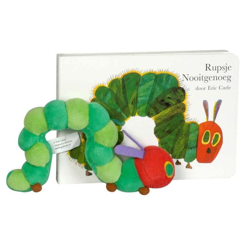 Gottmer uitgevers groep rupsje nooitgenoeg kartonboek + knuffel