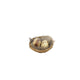 Hbx natural living deco nest met kwartel eitjes en veren 6 stuks in verpakking ø7cm