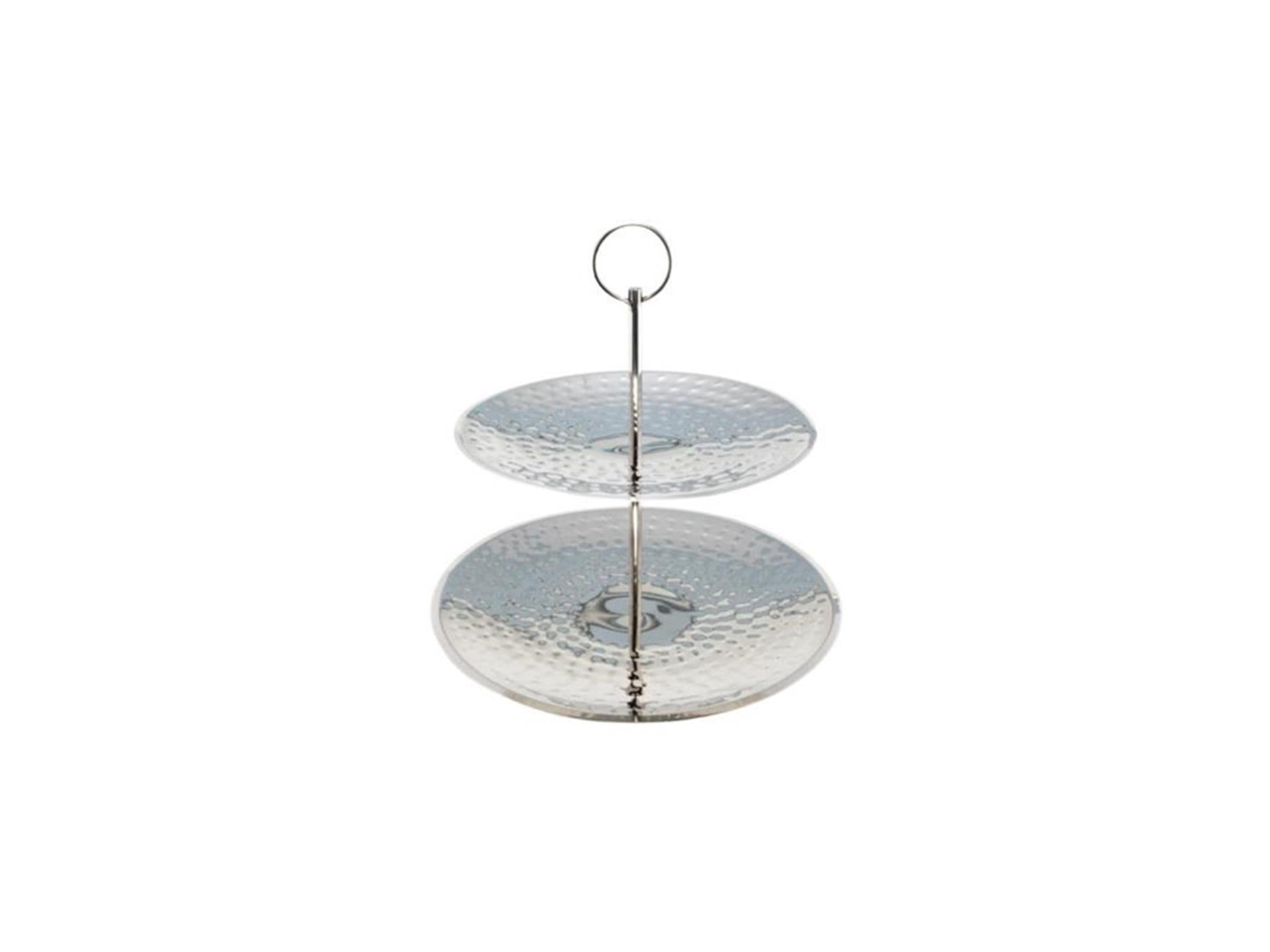 Svenska living etagere 2-laags rvs 20 25cm