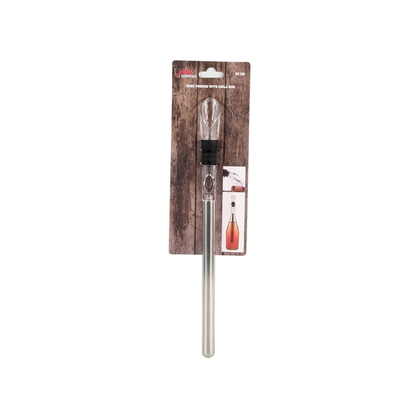 Kitchen tools wijnkoeler stick rvs 32cm