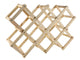 Svenska living wijnrek uitklapbaar hout voor 10 flessen 45x31x12.5cm