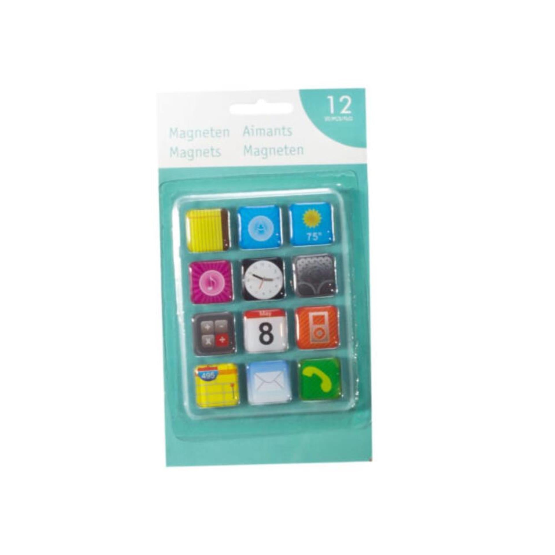 Svenska living magneten phone set a 12 stuks op kaart