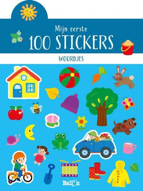 De ballon mijn eerste 100 stickers - woordjes