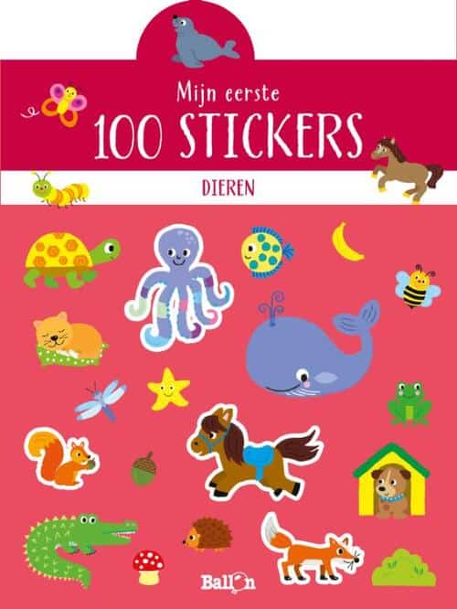 De ballon ballon mijn eerste 100 stickers dieren