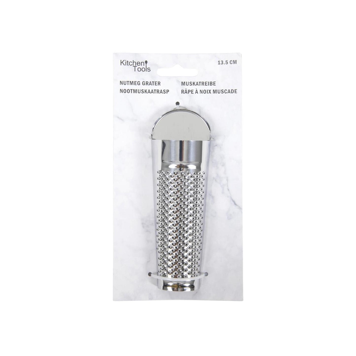 Kitchen tools nootmuskaatrasp rvs 13,5cm