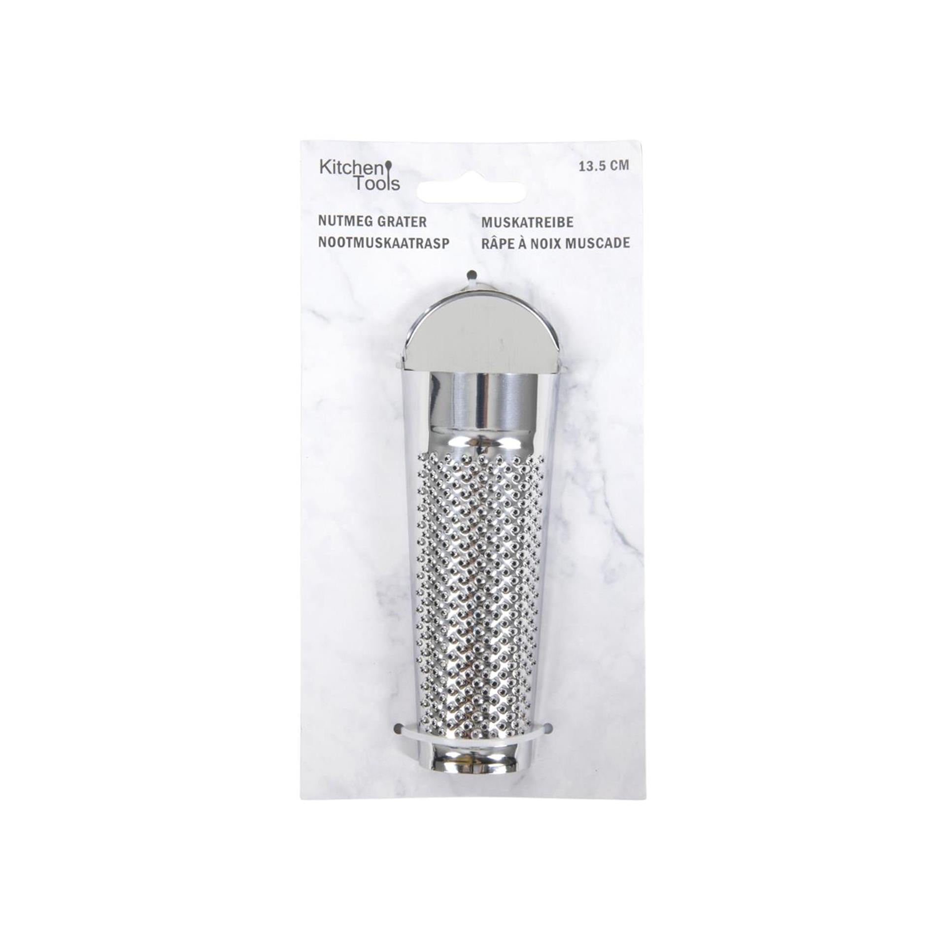 Kitchen tools nootmuskaatrasp rvs 13,5cm