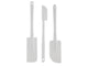 Kitchen tools pannenlikker set van 3 op kaart