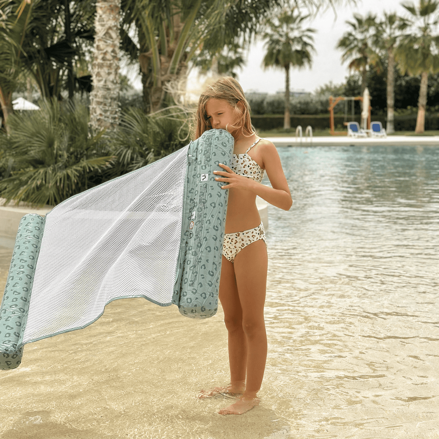 Leopard | groene waterhangmat