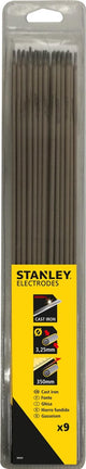 Stanley laselektroden gietijzer - ø3,25x350 mm - 9 stuks
