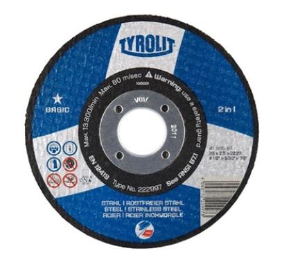 Tyrolit dss 178x3.0mm a30q-bf basic st rvs | 25 stuks