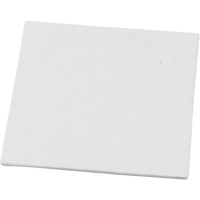 Creativ company canvas paneel, afm 12,4x12,4 cm, dikte 3 mm, 280 gr, wit, 1 stuk