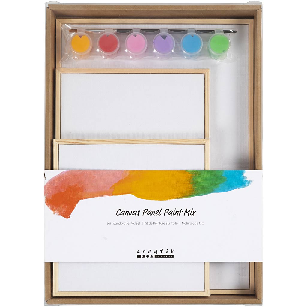 Creativ company set canvas panelen kleurrijk
