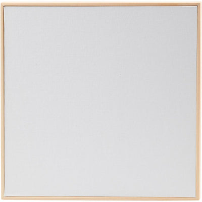 Canvas paneel met lijst, afm 30x30 cm, 280 gr, wit, 10 stuk 1 doos