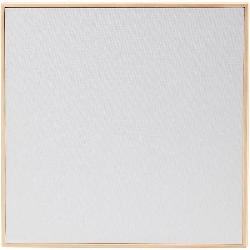 Canvas paneel met lijst, afm 30x30 cm, 280 gr, wit, 1 stuk