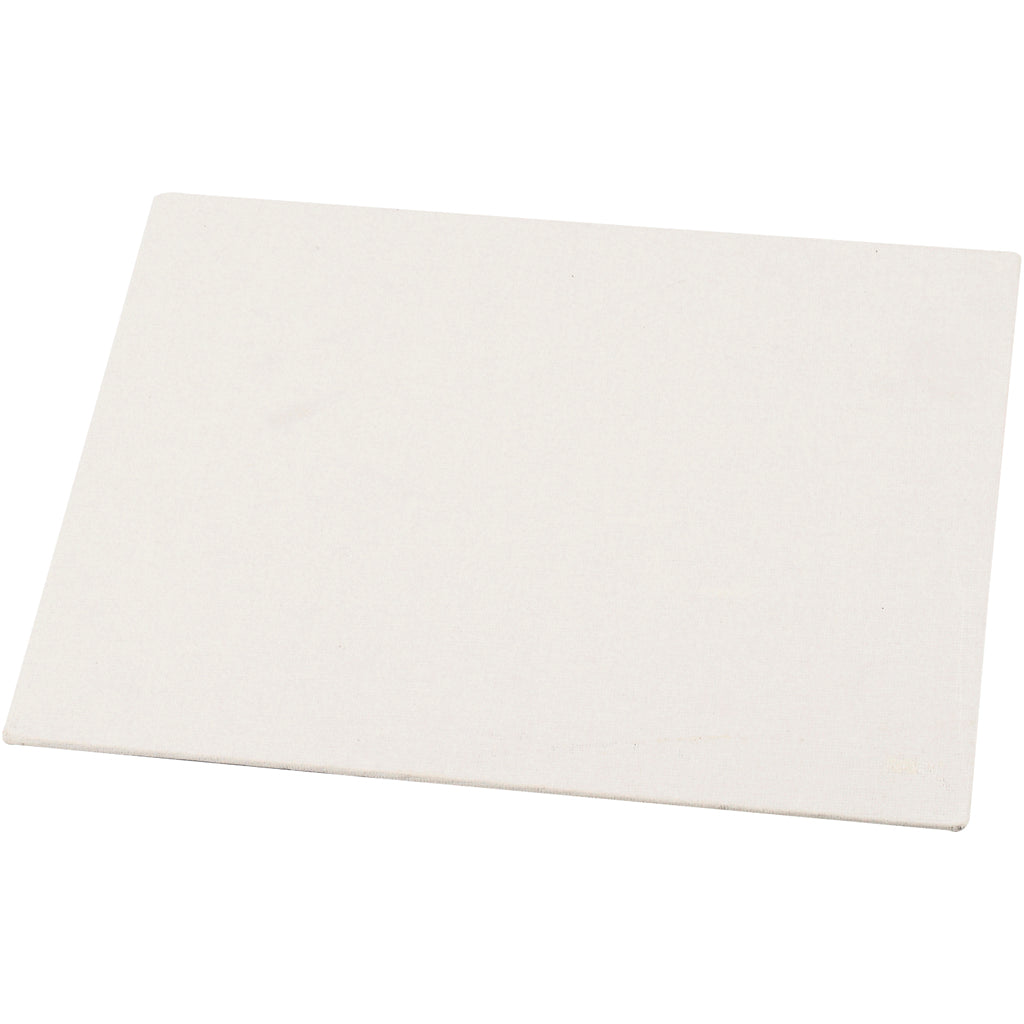 Canvas paneel, a4, afm 21x29,7 cm, dikte 3 mm, 280 gr, wit, 1 stuk