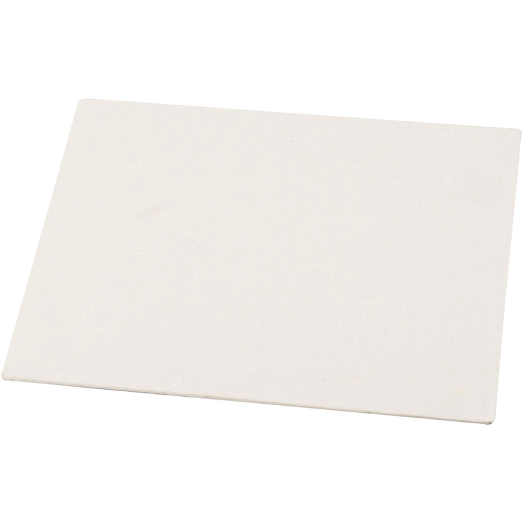 Canvas paneel, a4, afm 21x29,7 cm, dikte 3 mm, 280 gr, wit, 1 stuk