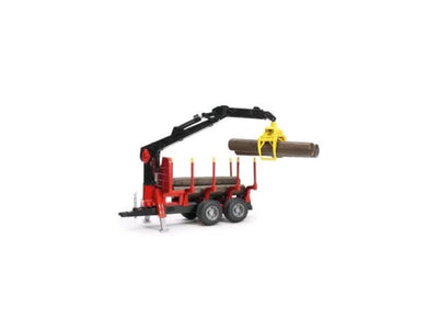 Bruder forestry aanhanger met laadkraan voor bomen