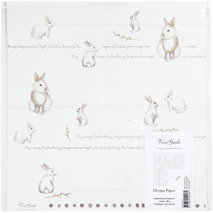 Http: www.cchobby.nl design-papier-konijn-vel-30-5x30-5-cm-180-gr-5-vel-1-doos