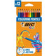 Bic kleurpotloden ecolutions evolution kunsthars assorti 12 stuks
