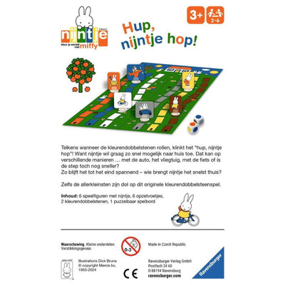 Ravensburger hup nijntje hop dobbelspel