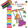 De ballon kleurboek met kleurpotloodjes - prinsessen