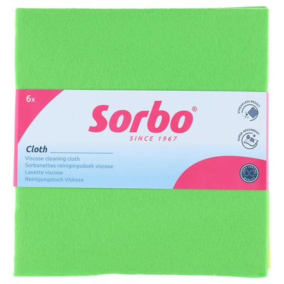 Sorbo viscosedoeken gekleurd 38x40cm