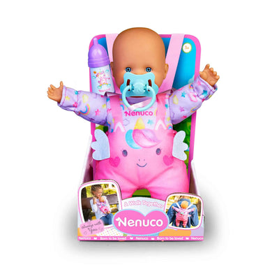 nenuco babypop met zacht lijfje ongeveer 28 cm groot