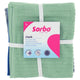 Sorbo badstof vaatdoeken 35x35cm set a 3 stuks