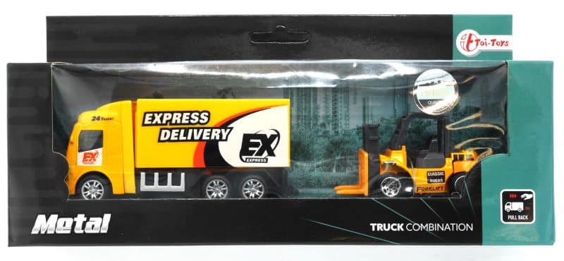 Toi-toys metalworld frictie werkvoertuig - 2dlg.