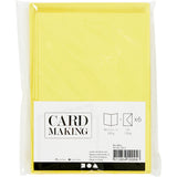 Https: www.cchobby.nl kaarten-en-enveloppen-afmeting-kaart-10-5x15-cm-afmeting-envelop-11-5x16-5-cm-110-220-gr-geel-6-set-1-doos - afbeelding 2