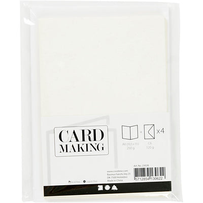 Creativ company https: www.cchobby.nl kaarten-en-enveloppen-afmeting-kaart-10-5x15-cm-afmeting-envelop-11-5x16-5-cm-glitter-120-250-gr-wit-4-set-1-doos