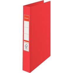 Ringbanden esselte pp a4 rugbreedte 35 mm rood 23-rings etikethouder mechanisme