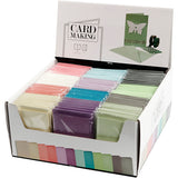 Https: www.cchobby.nl kaarten-en-enveloppen-afmeting-kaart-10-5x15-cm-afmeting-envelop-11-5x16-5-cm-120-210-diverse-kleuren-12x10-doos-1-doos - afbeelding 1