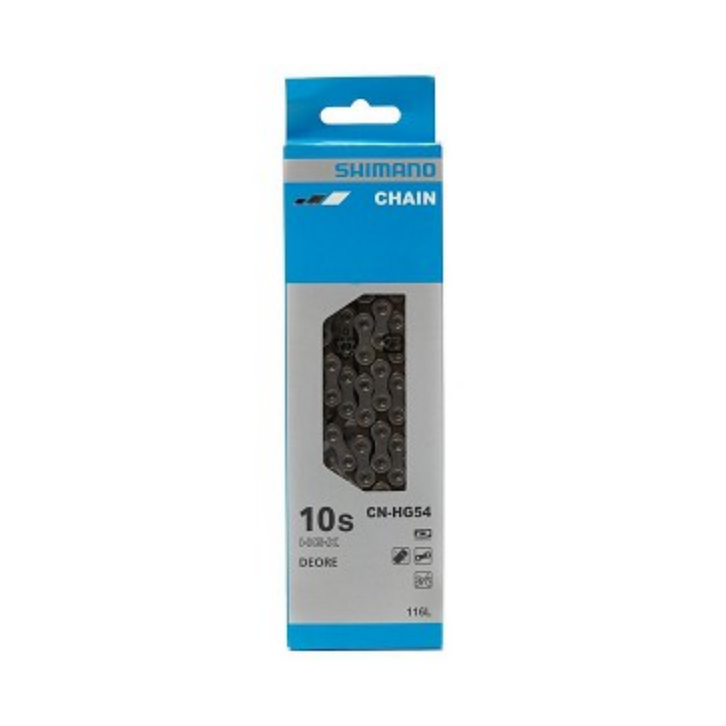 Shimano HG54 10 speed Ketting - 10v Mountainbikegroep - Zilver - 116 schakels