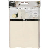 Https: www.cchobby.nl parelmoer-kaart-envelop-afmeting-kaart-10-5x15-cm-afmeting-envelop-11-5x16-5-cm-230-120-gr-off-white-10-set-1-doos - afbeelding 2