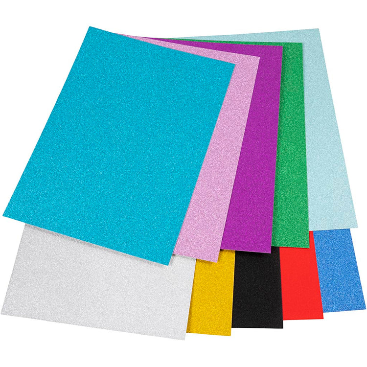 Creativ company glitterkarton a4, 50 vellen
