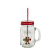 Svenska living drinkglas rendier met rietje 500ml