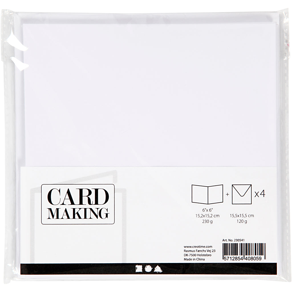 Https: www.cchobby.nl kaarten-en-enveloppen-afmeting-kaart-15-2x15-2-cm-afmeting-envelop-16x16-cm-230-gr-wit-4-set-1-doos