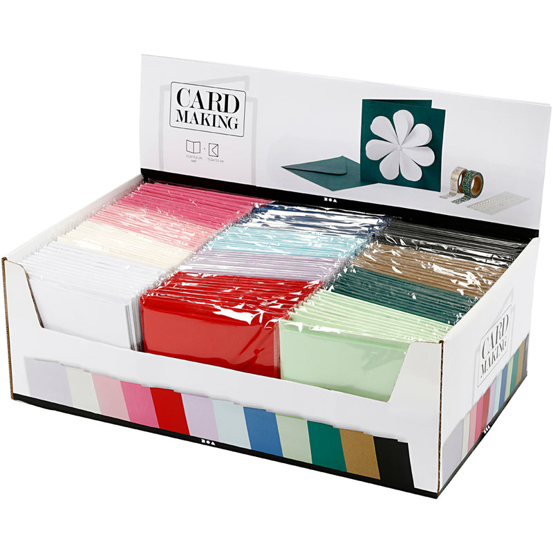Https: www.cchobby.nl kaarten-en-enveloppen-afmeting-kaart-15-2x15-2-cm-afmeting-envelop-16x16-cm-230-gr-diverse-kleuren-12x10-doos-1-doos