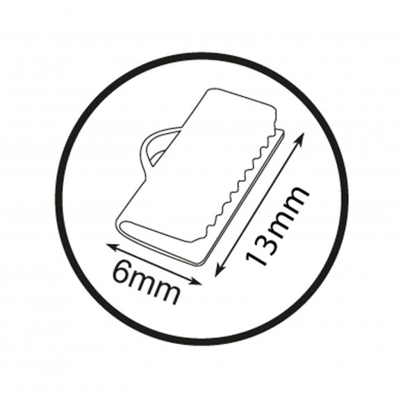 Vaessen creative • band clip 6x13mm 72pcs