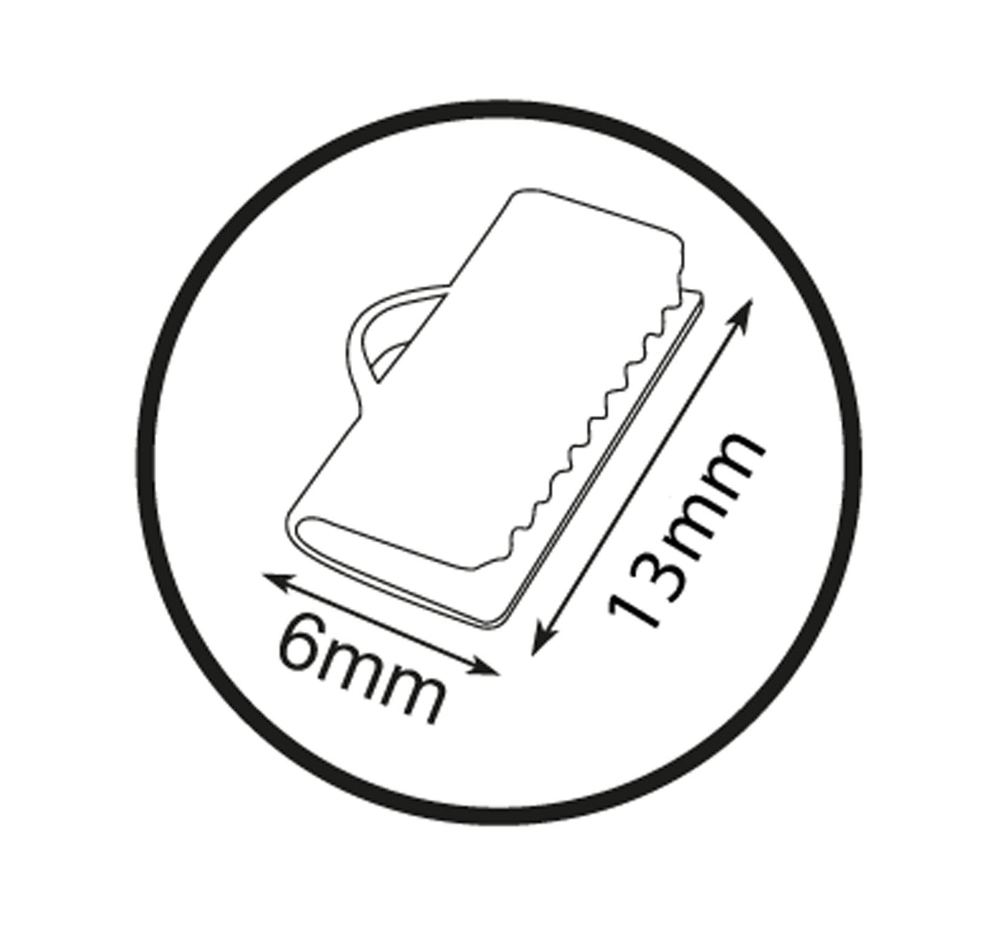 Vaessen creative • band clip 6x13mm 72pcs