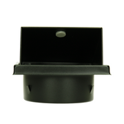Renson 1066437 - zwart inox dampkaprooster type 641 ø125mm, opbouw | 2 stuks - afbeelding 4
