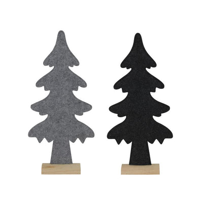 Svenska living kerstboom vilt 54cm zwart of grijs