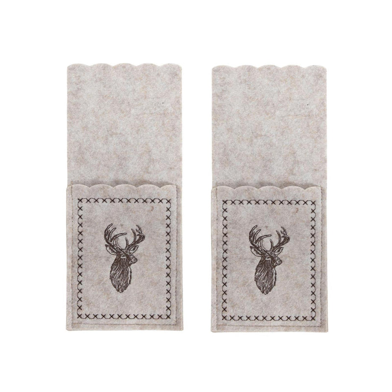 Svenska living bestekzakje rendier vilt set a 2 23x10cm